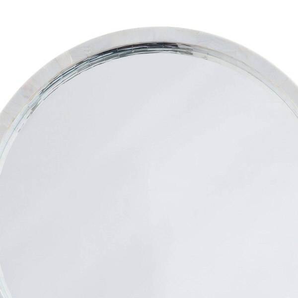 Top edge of a Regina Andrew Mother of Pearl Mirror